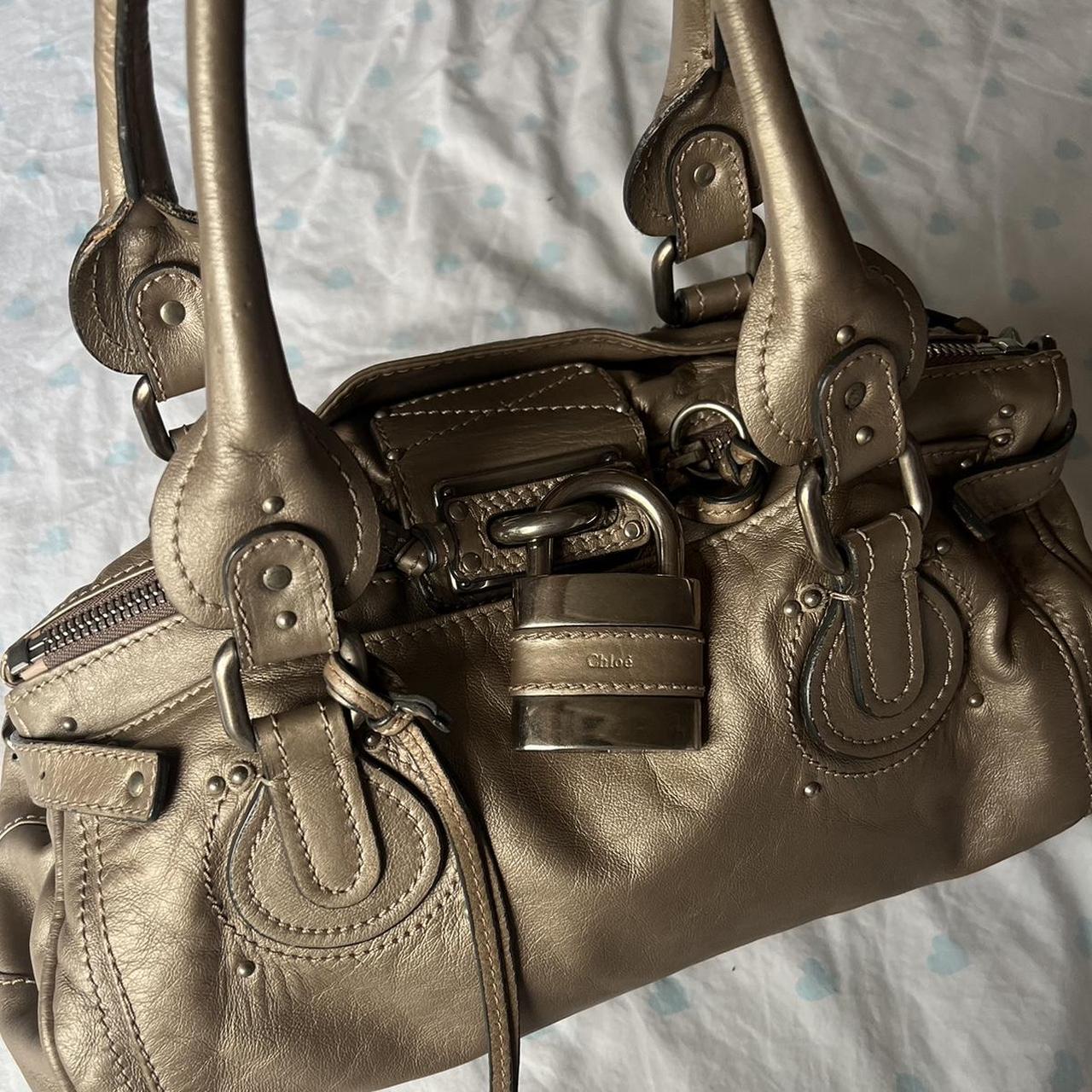 Authentic Bronze Chloe Paddington Bag With Silver Hardware🍬⚡
