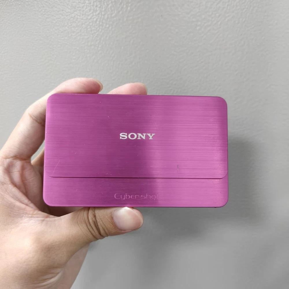 🎀 Y2K LUXE // Pink Sony Cyber-shot DSC-T700 [Full Bundle] ✨ 4GB Internal Memory
