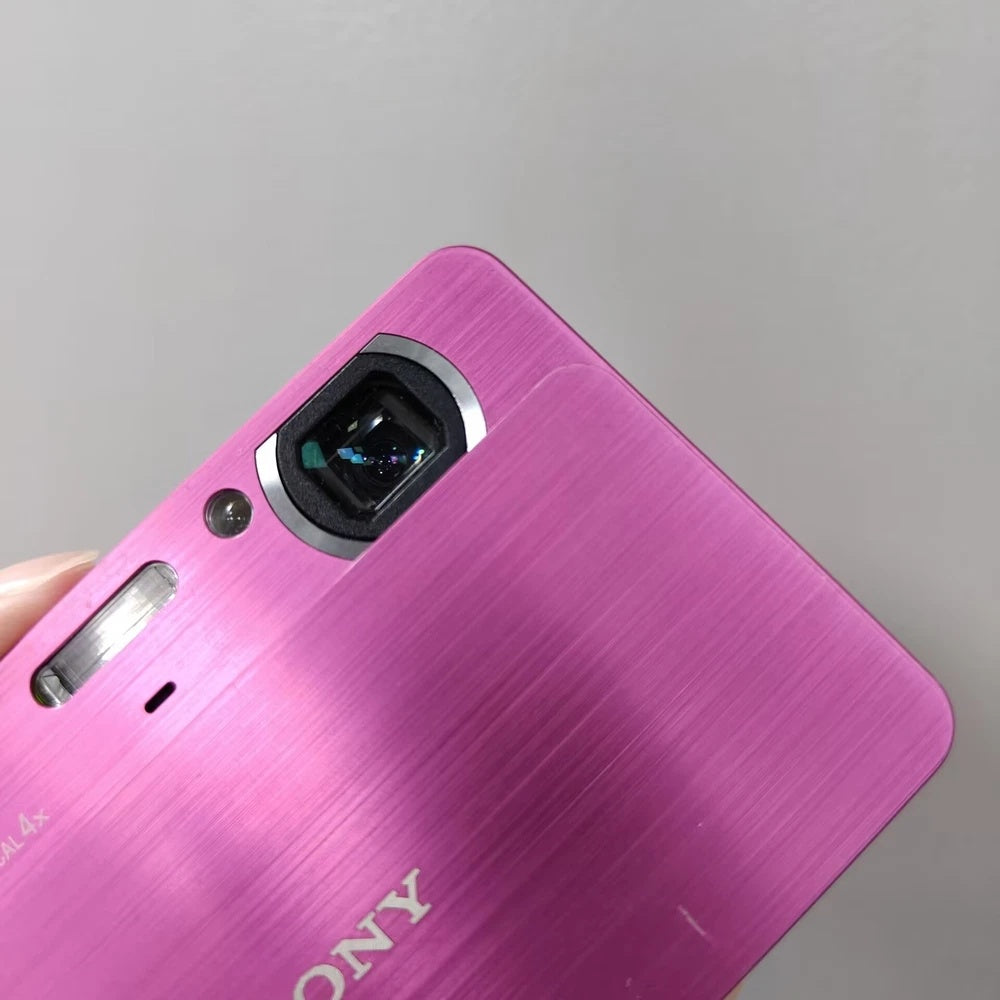 🎀 Y2K LUXE // Pink Sony Cyber-shot DSC-T700 [Full Bundle] ✨ 4GB Internal Memory