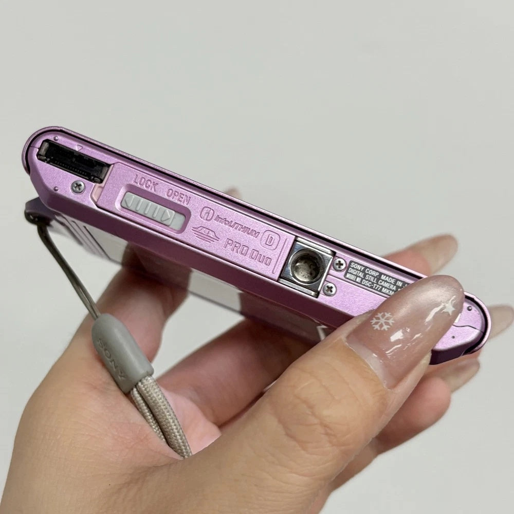 🎀 RARE PINK [Sony Cyber-shot DSC-T77] // Y2K "It-Girl" Cam ✨ English Menu