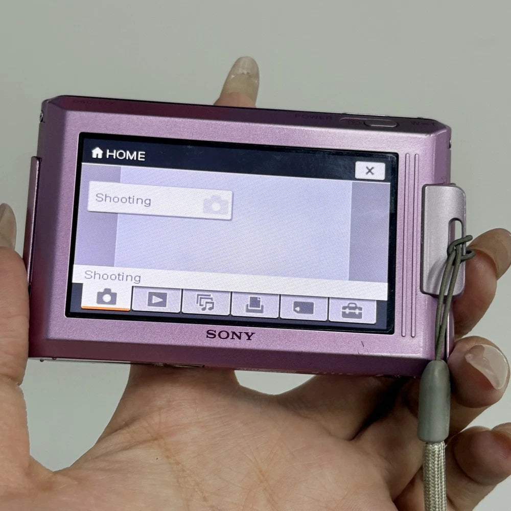 🎀 RARE PINK [Sony Cyber-shot DSC-T77] // Y2K "It-Girl" Cam ✨ English Menu